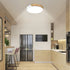 Holz LED Deckenleuchte & Pendelleuchte 96 W modern